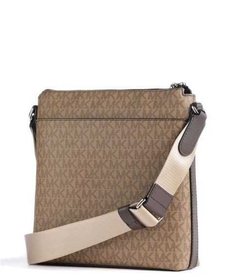 Michael Kors Hudson Crossbody bag grained cow leather dark .